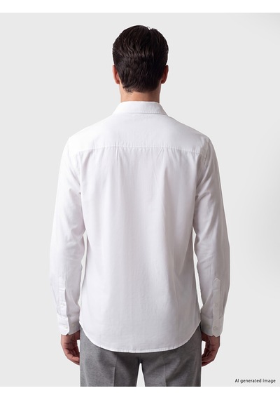 Lcw Eco Beyaz Regular Fit Oxford Erkek Gömlek