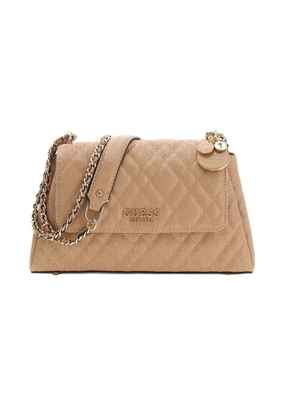 Guess Isemay Dönüştürülebilir Çapraz Askılı Kapaklı Kadın Kahverengi El Çantası Hwgg9628210-plc Kahverengi