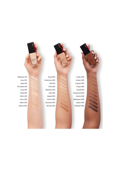 Shiseido Synhro Skin Fondöten- Cilt Bakım & Lifting Etkili Işıltı Veren Fondöten 210 Diğer