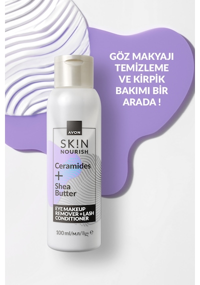 Avon Skin Besleyici Göz Makyajı Temizleyici Kirpik Bakım Kremi 100 ML