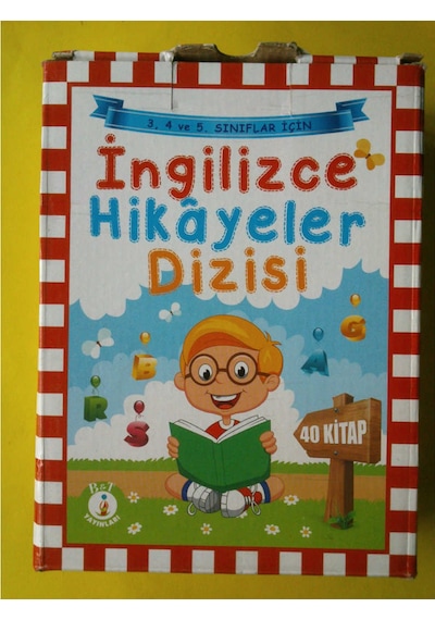 İngilizce Hikayeler Dizisi 3-4-5 .Sınıflar İçin 40 Kitap