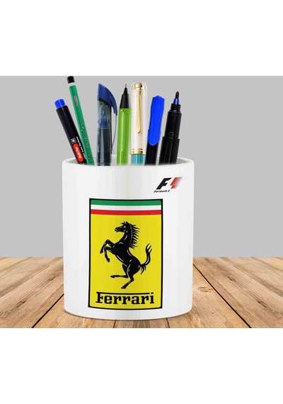 Ferrari F1 Kaktüs Sukulent Saksı Kalemlik