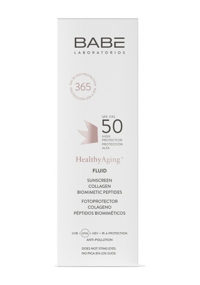 Babe Healthy Aging Fluid Sunscreen SPF50 40ml - Yaşlanma Karşıtı Yüz Güneş Kremi