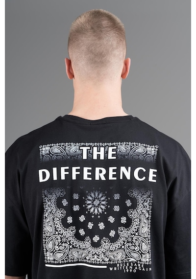 Maraton Sportswear Oversize Erkek Bisiklet Yaka Kısa Kol Basic Siyah T-shirt 22694-siyah Siyah