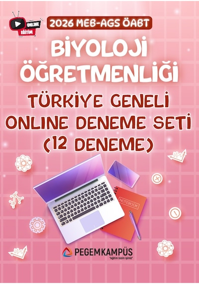 2026 Meb-ags Öabt Biyoloji Öğretmenliği Türkiye Geneli Online Deneme Seti 12 Deneme