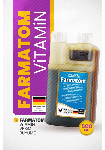 Farmatom Vitamin Kuşlar Ve Kanatlılar İçin 500 Ml