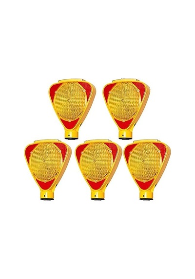 Tr Solar Flaşör Uyarıcı İkaz Lambası Araba Flaşörü Ledli Solar Uyarıcı Lamba Güneş Enerjili 5 Adet