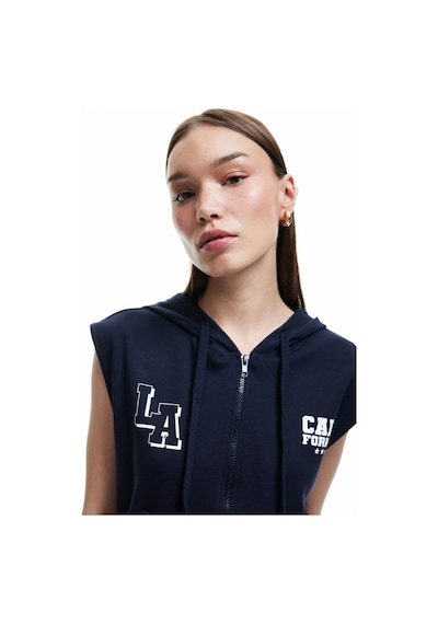 Koton Fermuarlı Arkası Baskılı Cep Detaylı Kapüşonlu Kolsuz Sweatshirt Lacivert 5sal30282ık Lacivert Koton Fermuarlı Arkası Baskılı Cep Detaylı Kapüşonlu Kolsuz Sweatshirt Lacivert 5sal30282ık Lacivert