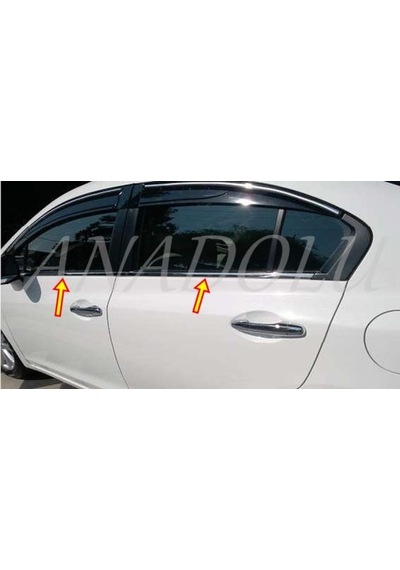 Honda Civic Krom Cam Çıtası 4 Parça 2012-2016 N11.10885