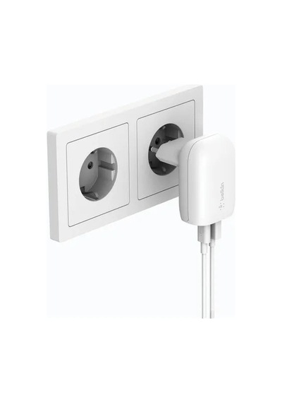 Belkın Wcb007 Boostcharge 37w Usb-c + Usb-a Portlu Duvar Şarjı - Beyaz 745883829446