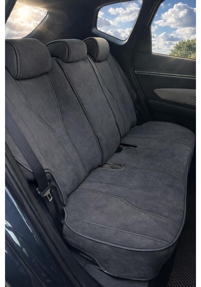 Bod Hyundai Tucson 2021-sonrası Koltuk Kılıfı Araca Özel Airbag Uyumlu Koltuk Koruyucu Luvi Serisi Fume