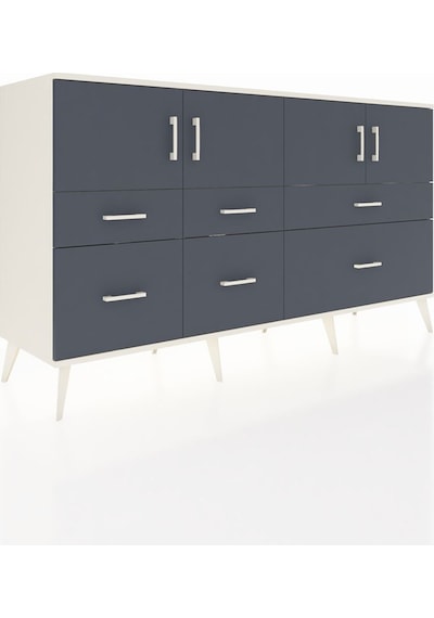 Hyperion Konsol 4 Raflı 6 Çekmeceli 4 Kapaklı 176x44x99 Aytaşı-an Aytaşı-antrasit Hyperion Konsol 4 Raflı 6 Çekmeceli 4 Kapaklı 176x44x99 Aytaşı-an Aytaşı-antrasit