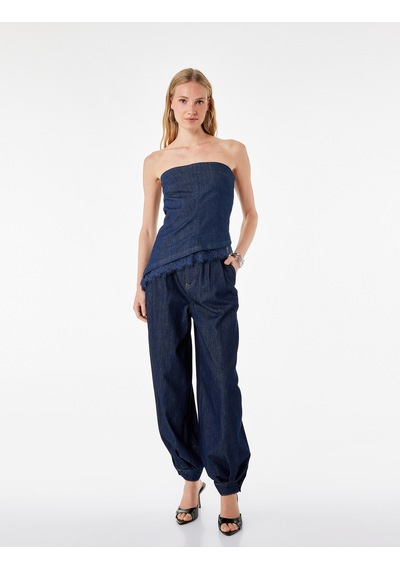 Koton Dantel Detaylı Asimetrik Kesim Straplez Denim Büstiyer Top Koyu İndigo 6sal30029md Dark Indigo Koton Dantel Detaylı Asimetrik Kesim Straplez Denim Büstiyer Top Koyu İndigo 6sal30029md Dark Indigo