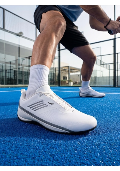 Lescon Zion 2 Beyaz Micro Fiber Erkek Spor Sneakers