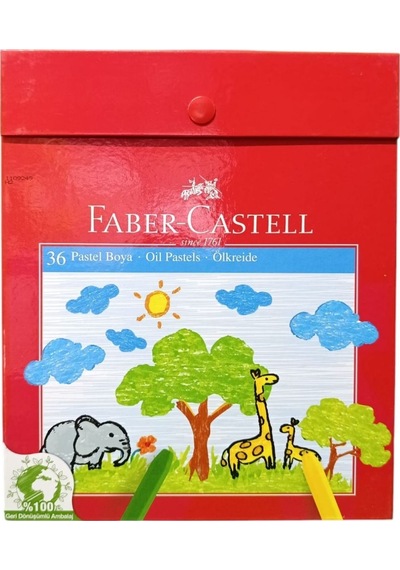 Faber Castel Karton Çantalı Pastel Boya 36lı 5282 000 003 Çok Renkli