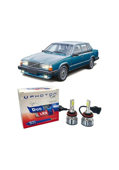 Volvo 760 Led Xenon Uzun+kısa Far Ampulü H4 Duo Yeni Seri Beyaz