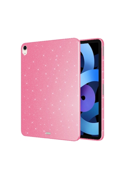 Mobilteam Apple Uyumlu iPad 10.9 2022 10.nesil Simli Parlak Görünümlü Tablet Koton K Tablet Kılıfı