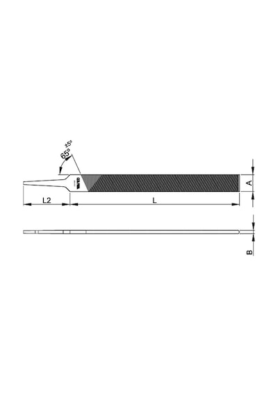 Ceta Form Standart Eğe Kalın Diş 12" - 300 Mm