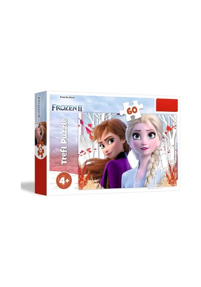 Karlar Ülkesi Elsa Ve Anna 60 Parça Puzzle Yapboz 4+ Yaş