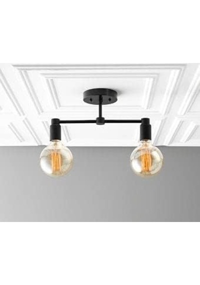 Riolight Modern İkili Siyah Metal Sarkıt Avize Rıo000645 Diğer