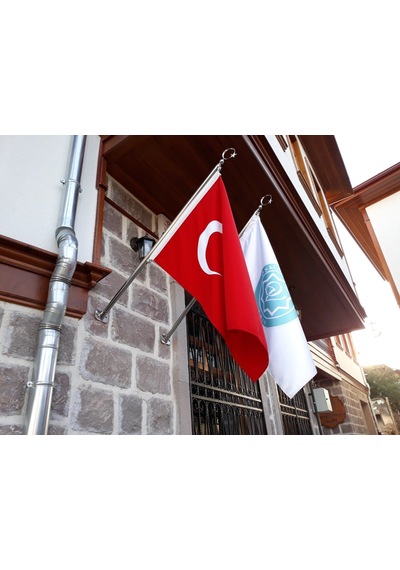 Duvar Tipi Bayrak Direği Ayyldız Dahil 115 Cm Standart