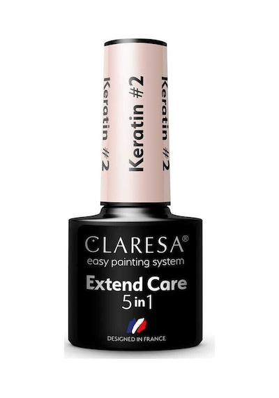 Claresa Keratin 5in1 Renkli Base Coat Nude Pembe Serisi 02 - 5g