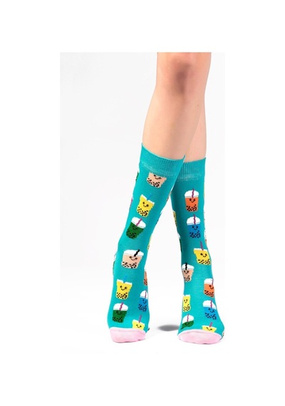 Ozzy Socks Drink Desenli Çorap Çok Renkli