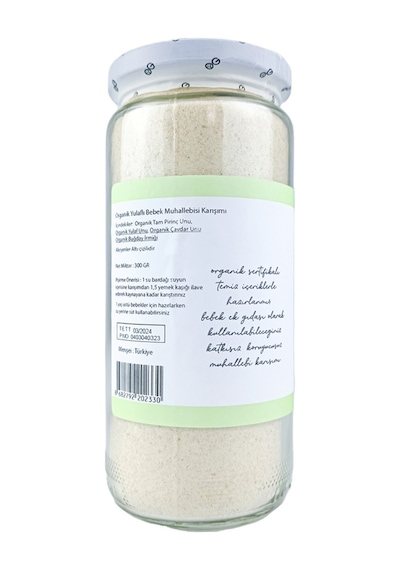 OG natural Organik Yulaflı Bebek Muhallebisi Karışımı 300 G 6 Ay