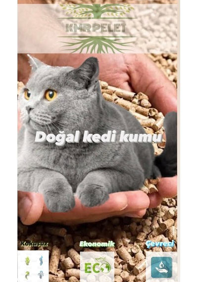 Pelet Yakıt & Kedi Kumu 15 Kg Saf Çam