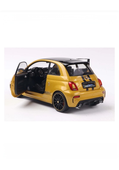 Solido 1:18 Ölçek 2024 Fiat F595 Abarth Sarı Renk Model Araba