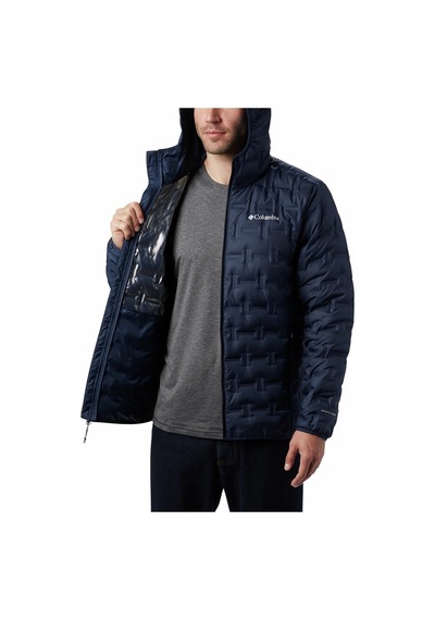 Columbia Delta Ridge Down Hooded Erkek Kaz Tüyü Mont Wo6610 001