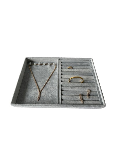 Yerli Üretim Venedik Model Süet Kumaş Gri 34/24 Cm Tırnaklı-sosis