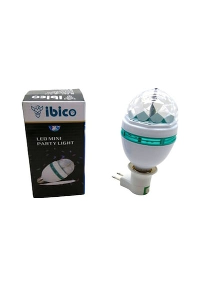 3w Adaptörlü Dönebil Disko Lamba 5332 .