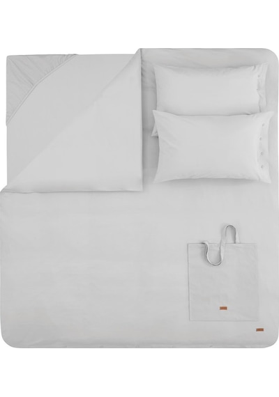 Yataş Bedding Plain Battal Boy Ranforce Nevresim Takımı - Gri