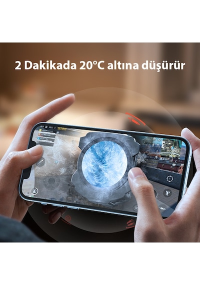 Memo Cx12 Powerbank Girişli Manyetik Cep Telefon Soğutma Fanı Ra