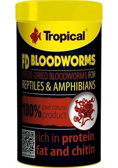 Tropical Fd Bloodworms Kan Kurdu 100ml 7gr