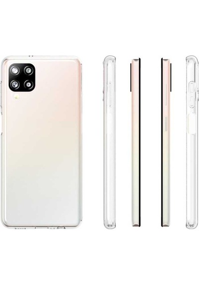 Galaxy A12 Kılıf Zore Şeffaf Ince Ve Esnek Süper Silikon Kılıf Renksiz