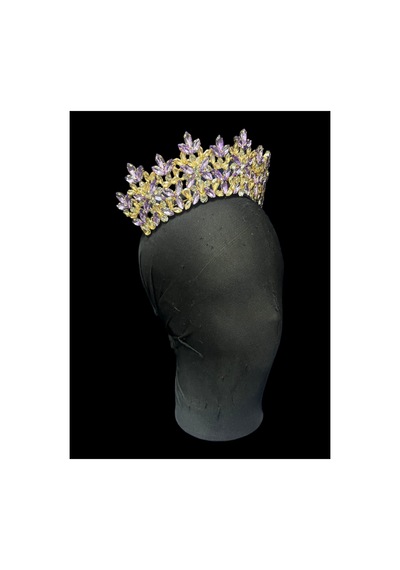 Golden Night Crown-gelin,kına,nişan,söz,after,bride,party Taç Lila - 889679471 Lila