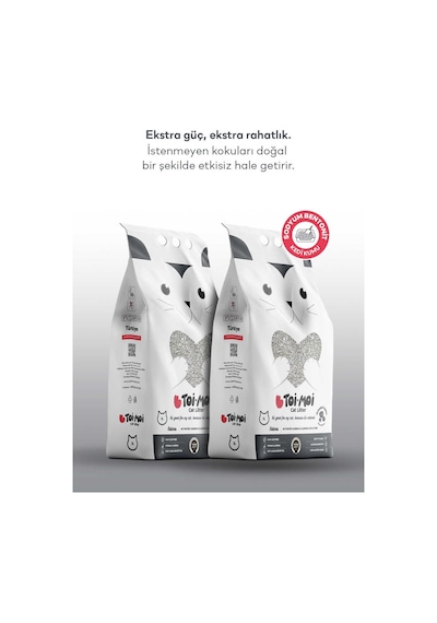 Toi Moi Aktif Karbonlu Sodyum Bentonit Kedi Kumu 2 x 5 L