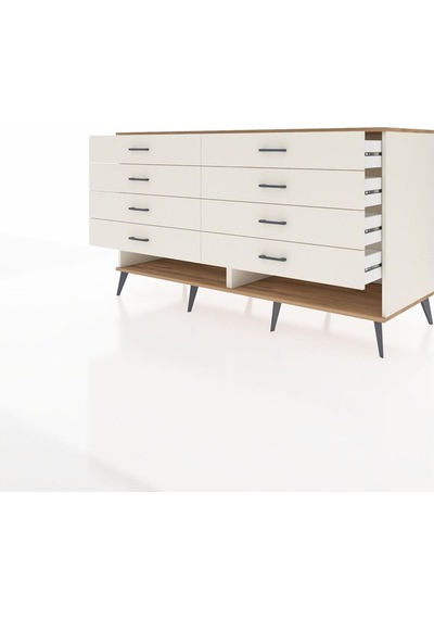 Kronos Konsol 8 Çekmeceli 176x59x99 Aytaşı-çam/aytaşı Aytaşı-çam/aytaşı