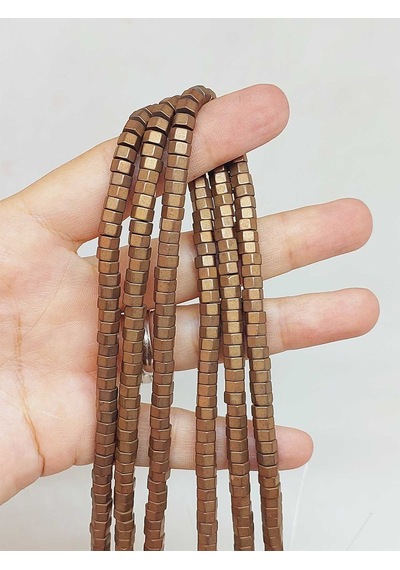 Yasamtohumu Hematit Taşı Şekilli Dizi 3x5mm 54654 Çok Renkli