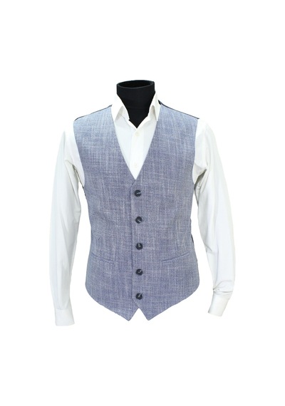 Mentor Regalo Erkek Yelek V Yaka Lacivert Desenli 50612 L