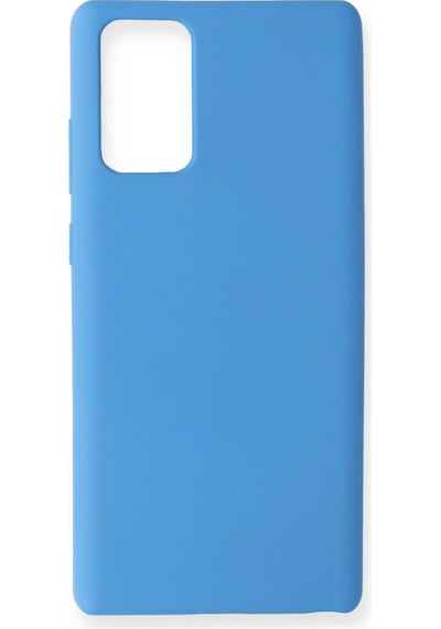 Newface Samsung Galaxy Uyumlu Note 20 Kılıf Nano İçi Kadife Silikon Lvsqvr - 32 - Mavi