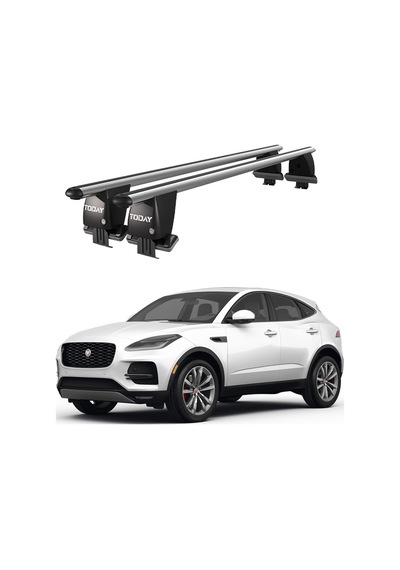 Royal Jaguar E-pace X540 2017 Ve Sonrası Uyumlu Gri Ara Atkı Port Bagaj Tavan Barı