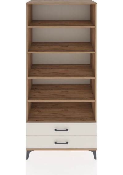 Hyperion Dolap 5 Raflı 2 Çekmeceli 88x44x195 Çam-aytaşı Atlas Çam
