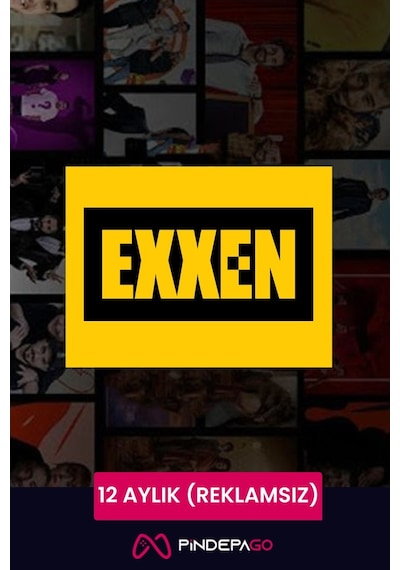 Exxen 12 Aylık Dijital Üyelik Kodu - Reklamsız (561807997)