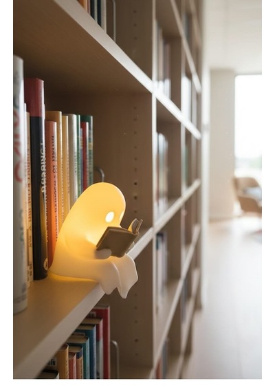 3d Baskı Kitap Okuyan Hayalet Biblo