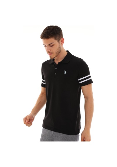 T8585 Dewberry Erkek T-shırt-siyah-beyaz Siyah-beyaz