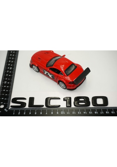 SLC 180 Bagaj Parlak Siyah ABS 3M 3D Yazı Logo