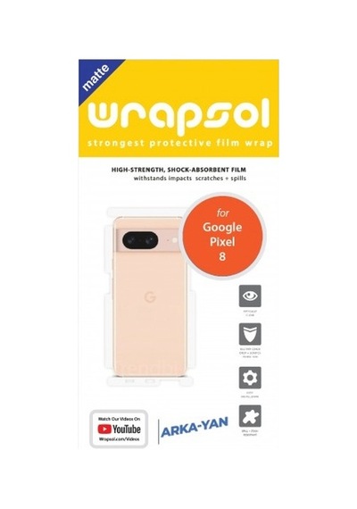 Google Pixel 8 Mat Arka Ve Yan Koruyucu Poliüretan Film